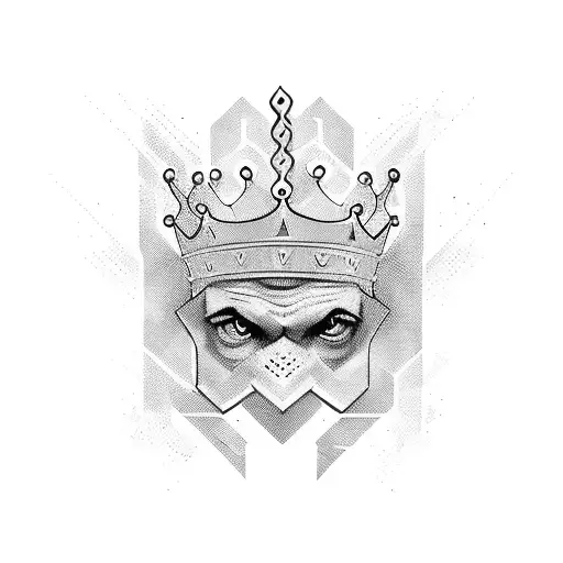 text shehryar with a crown on s on upper right chest tattoo design idea