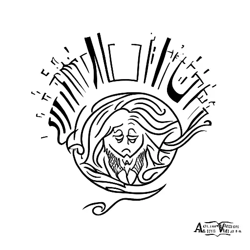 A small and simplistic tattoo representing the moment when Dumbledore asks Snape about Lilly and Snape responds with 'After all this time? Always' tattoo design idea