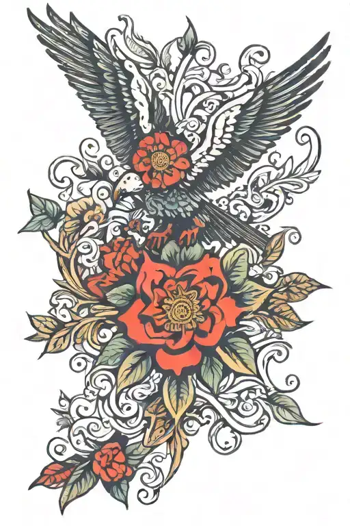 slavic mythology tattoo design idea