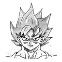 son goku tattoo design idea