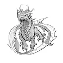 hobbit smaug tattoo design idea