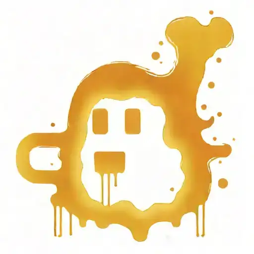 Create Tattoo image by Prompt below Coffee Smile  Pacman Have fun may be fucking life tattoo design idea