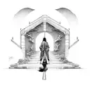 stairway to heaven tattoo design idea