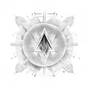 alchemy four elements tattoo design idea