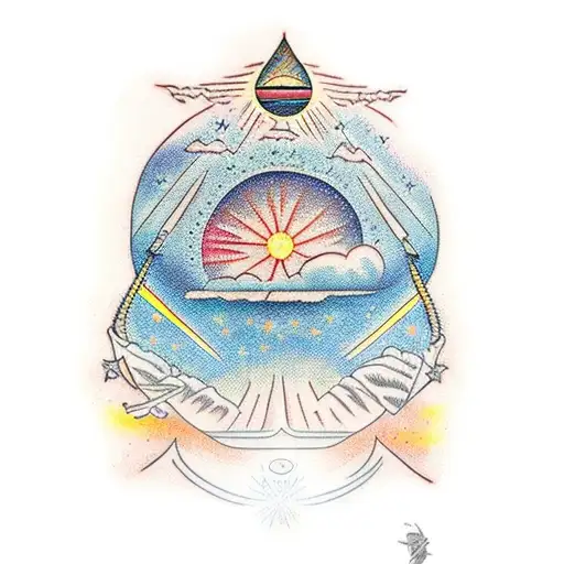 truman show flammarion  tattoo design idea