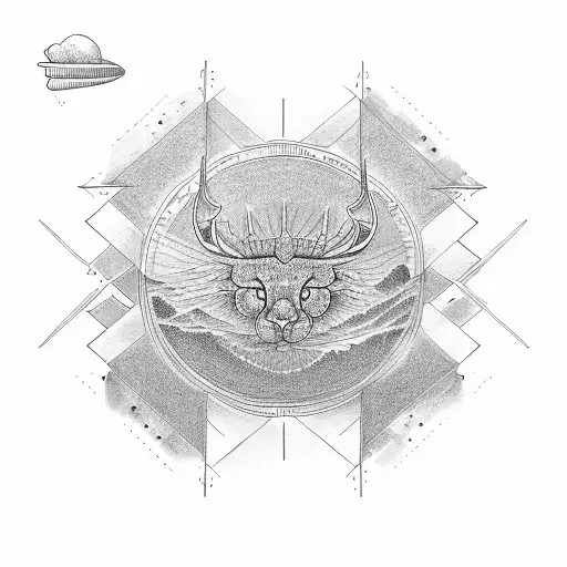 truman show flammarion  tattoo design idea