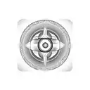 yin yang, buddism, philosophy  tattoo design idea