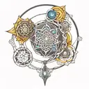 chakra tattoo design idea