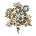 chakra tattoo design idea