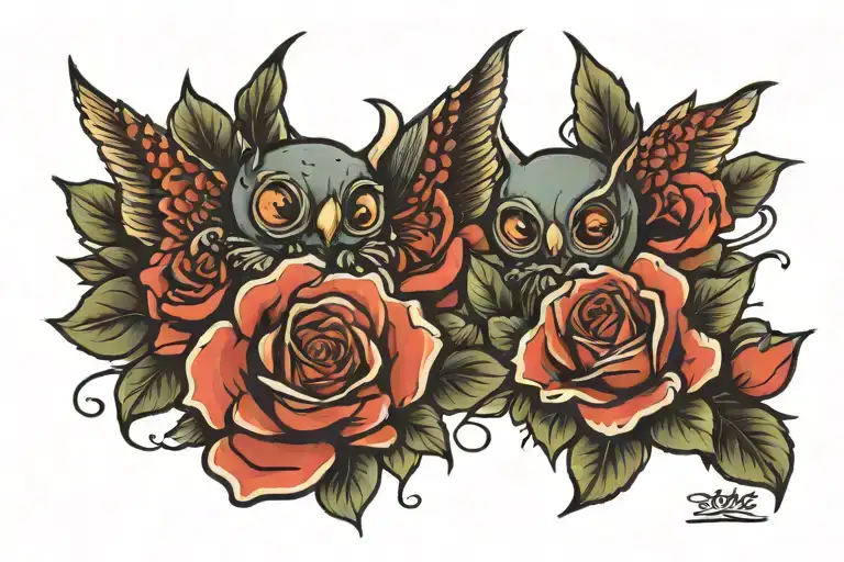 rip twin baby girl and boy 08/04/24 tattoo design idea