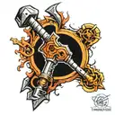 Its Hammer time tattoo design idea