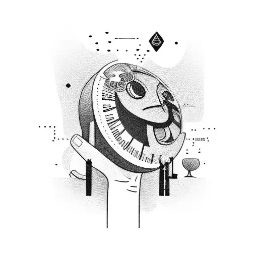 Everybody's waiting Everybody's watching Even when you're sleeping Keep your eyes open tattoo design idea