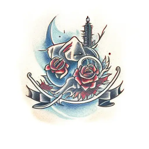 the dark tower tattoo design idea