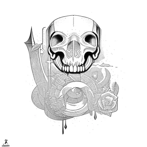 indiana jones tattoo design idea