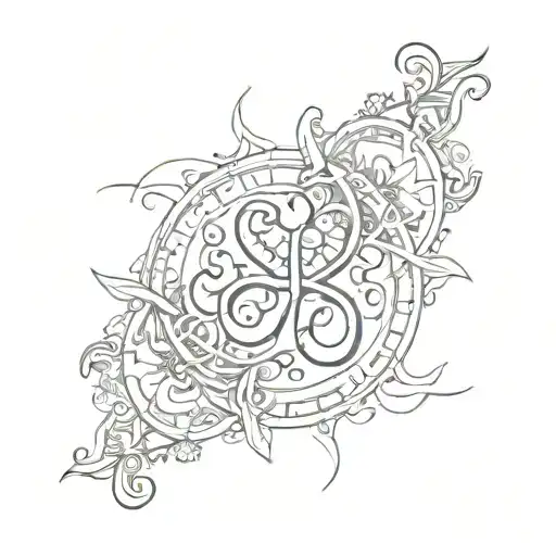 swapnil name swa in marathi and pnil in english combined with infinity tattoo design idea
