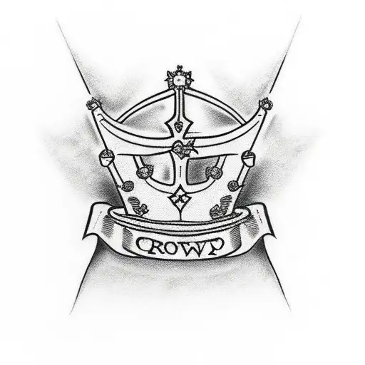 Proverbs 20:30 crown of thorns tattoo design idea