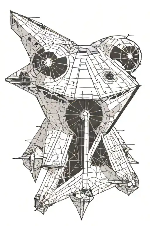 star wars imperial starship tattoo design idea