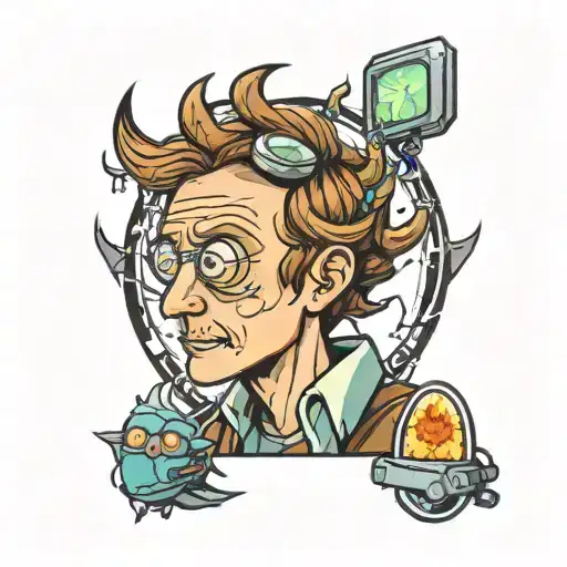 morty smith tattoo design idea