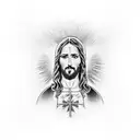 jesus is enough tattoo design idea