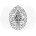 Anglo Saxon sleeve tattoo design idea