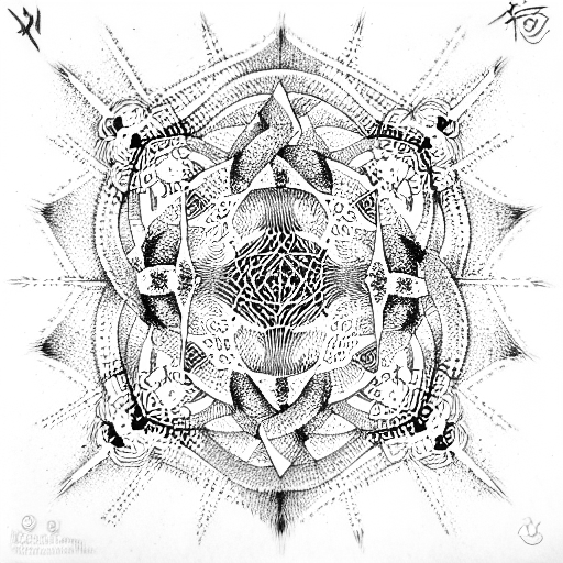 tibetan eternity knot tattoo design idea