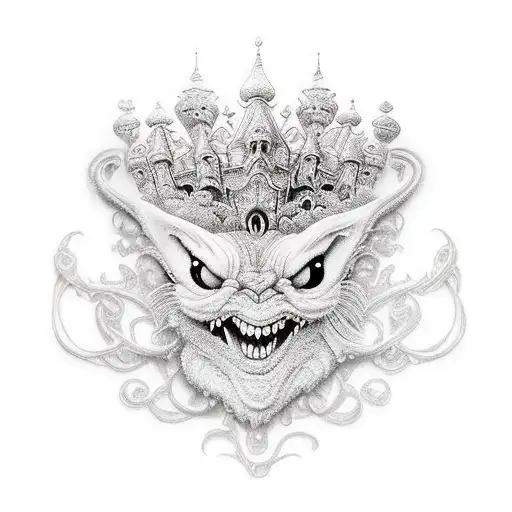 Cinderellas carriage  tattoo design idea