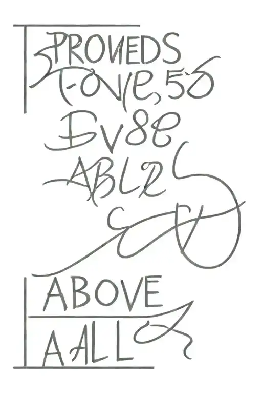 proverbs 4:23 Above all else tattoo design idea