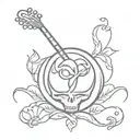 grateful dead tattoo design idea