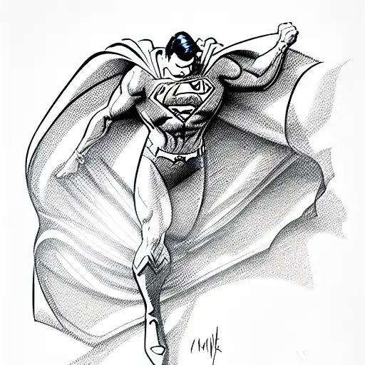 superman the movie tattoo design idea