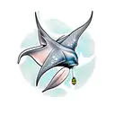 manta ray  tattoo design idea