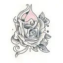 Florence monuments tattoo design idea