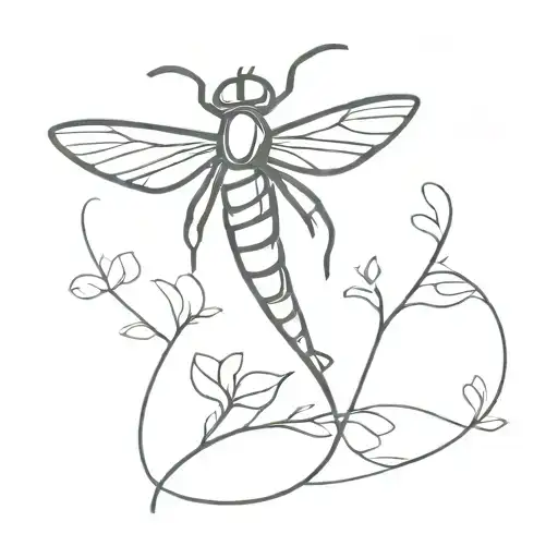 firefly tattoo design idea