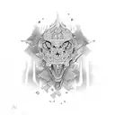 salud mental tattoo design idea