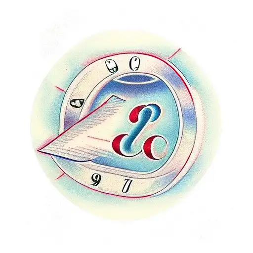 letter C & O with number 7, it needs to be a unique design and look like whole.  tattoo design idea