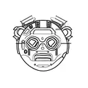 robot monkey  tattoo design idea
