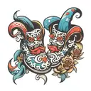 jester shoes tattoo design idea