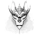 african warrior tattoo design idea