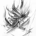 flames tattoo design idea