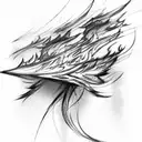 flames tattoo design idea