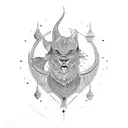 middle eastern  tattoo design idea