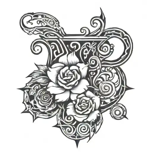 BDSM, Chai, Rose tattoo design idea