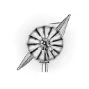 windmill  tattoo design idea
