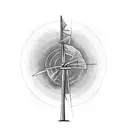 windmill  tattoo design idea