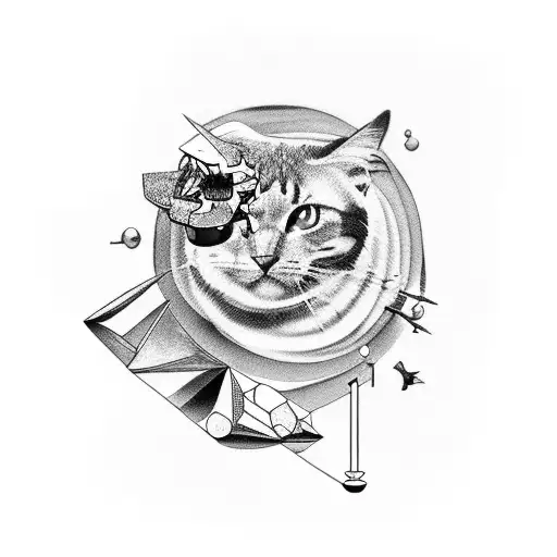 Meme-inspired collage featuring iconic memes from different eras tattoo design idea