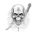 grimreaper tattoo design idea