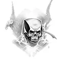 grimreaper tattoo design idea