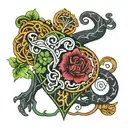 Ireland tattoo design idea