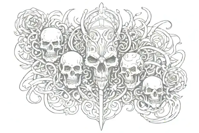 win or die tattoo design idea
