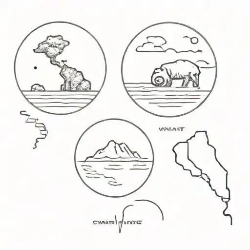 Climate change tattoo design idea