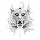 yamraj angry tattoo design idea